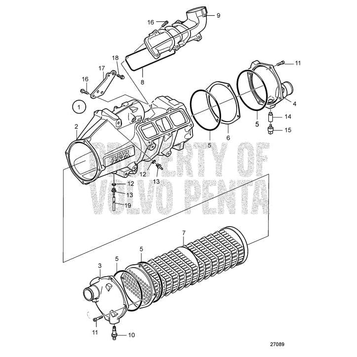 Volvo Penta Qualifies for Free Shipping Volvo Penta Spacer #3826782