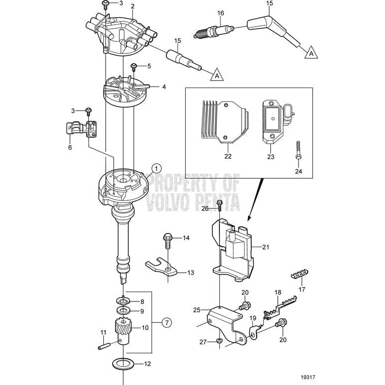 Volvo Penta Qualifies for Free Shipping Volvo Penta Spark Plug Kit 24 Pack #21467473