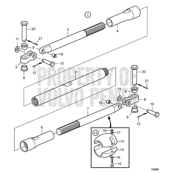 Volvo Penta Qualifies for Free Shipping Volvo Penta Split Pin #21264883