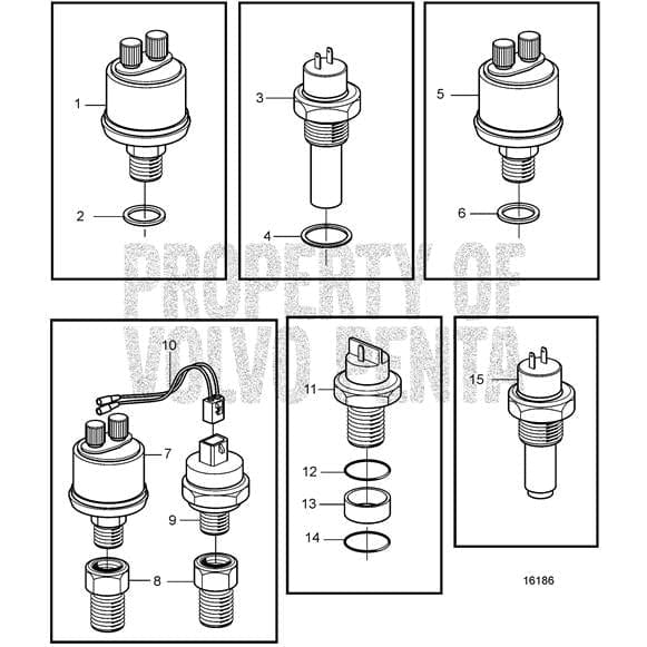 Volvo Penta Qualifies for Free Shipping Volvo Penta Temp Sensor #858596