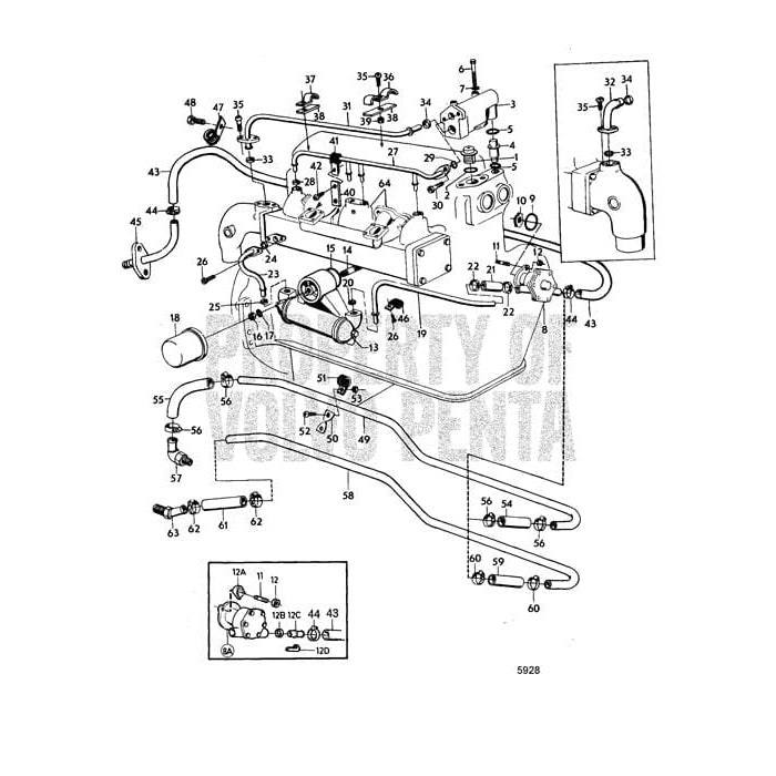 Volvo Penta Qualifies for Free Shipping Volvo Penta Thermostat Kit #875791