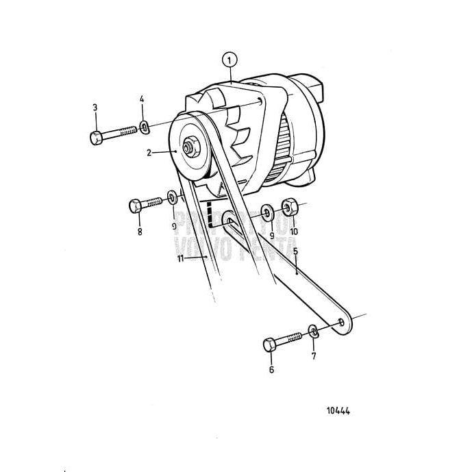 Volvo Penta Qualifies for Free Shipping Volvo Penta V-Belt 2001 #966903