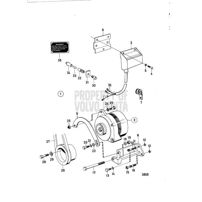 Volvo Penta Qualifies for Free Shipping Volvo Penta V-Belt #978515