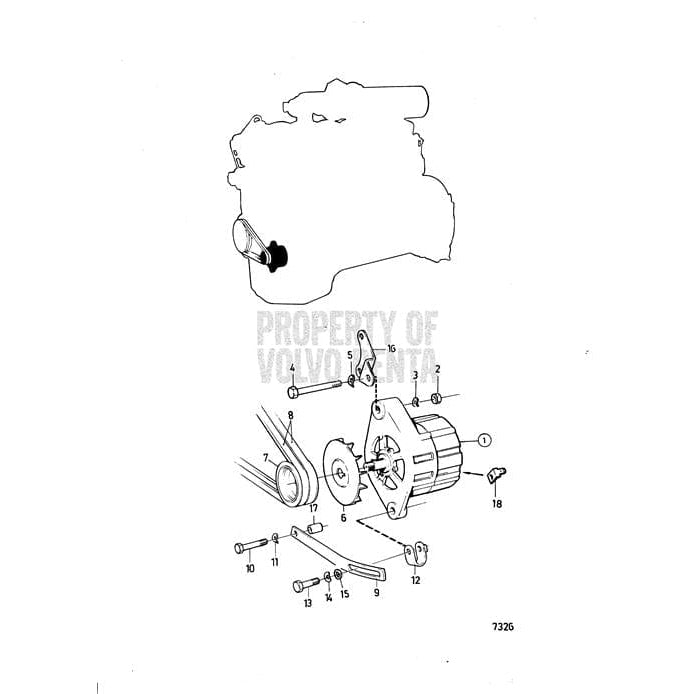 Volvo Penta Qualifies for Free Shipping Volvo Penta V-Belt #978555