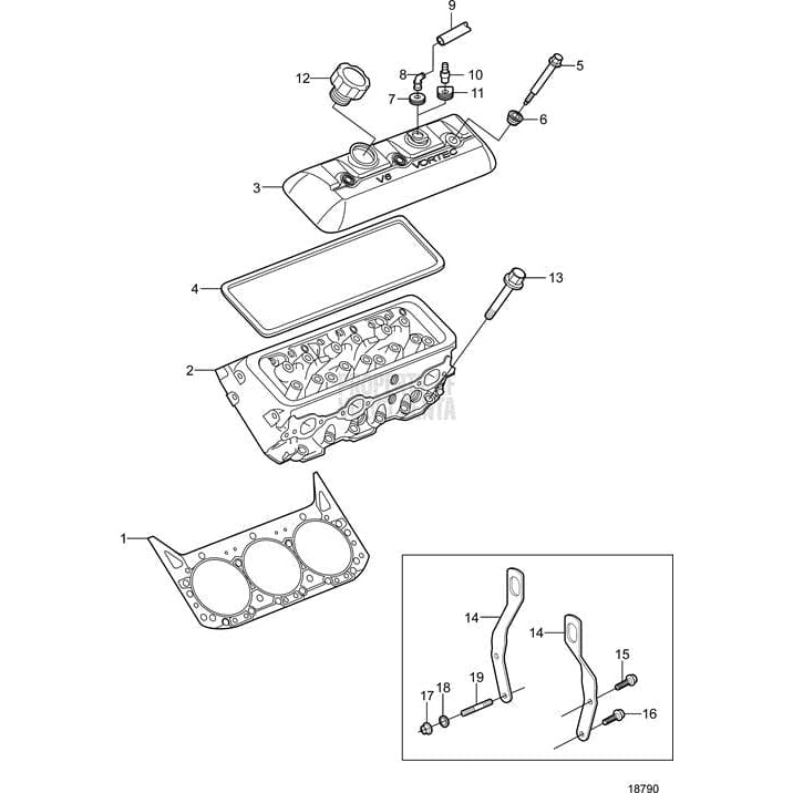Volvo Penta Qualifies for Free Shipping Volvo Penta Valve Cover #3854949