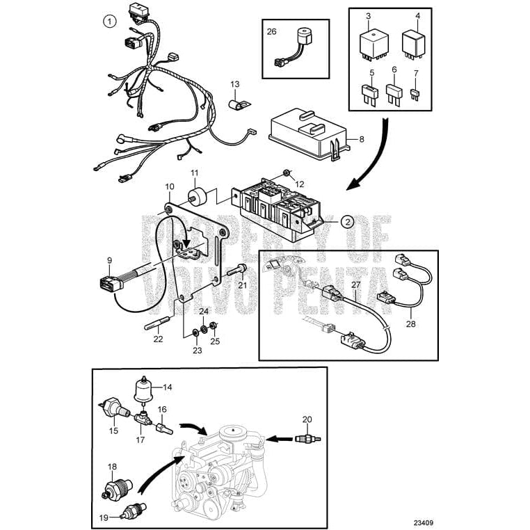 Volvo Penta Qualifies for Free Shipping Volvo Penta Wiring Harness #3884236