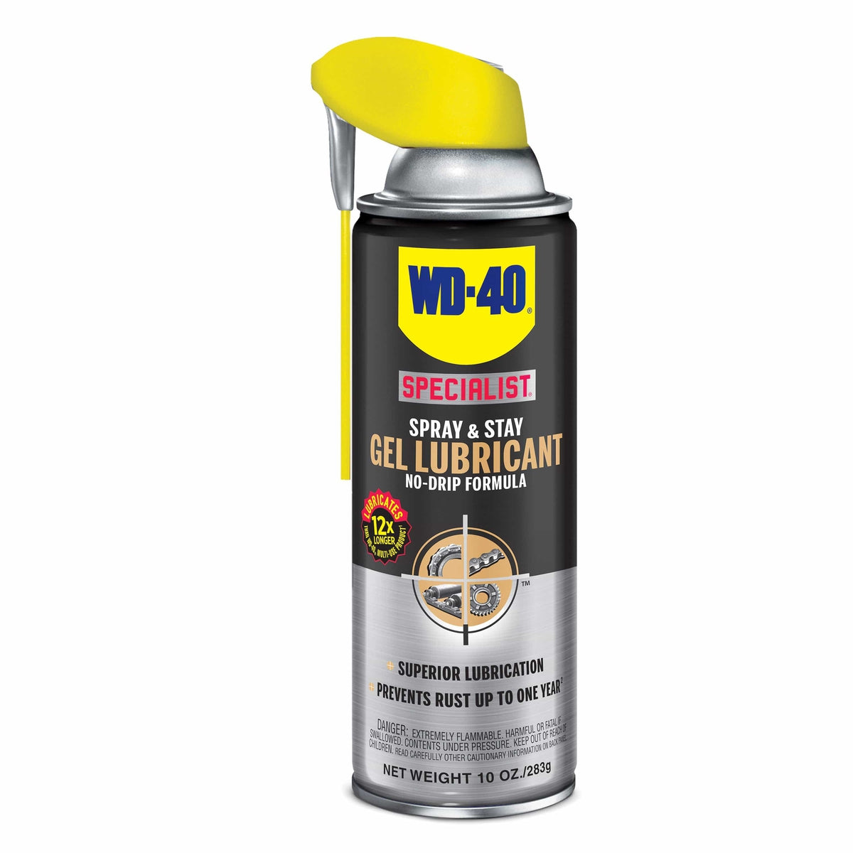 WD-40 Specialist Gel Lube Spray & Stay 10 oz #300103