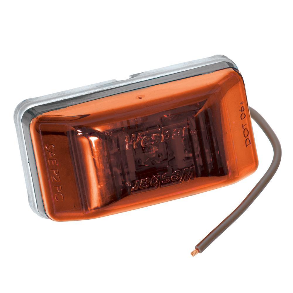 Wesbar Qualifies for Free Shipping Wesbar LED Clearance-Side Marker Light #99 Series Amber #401565