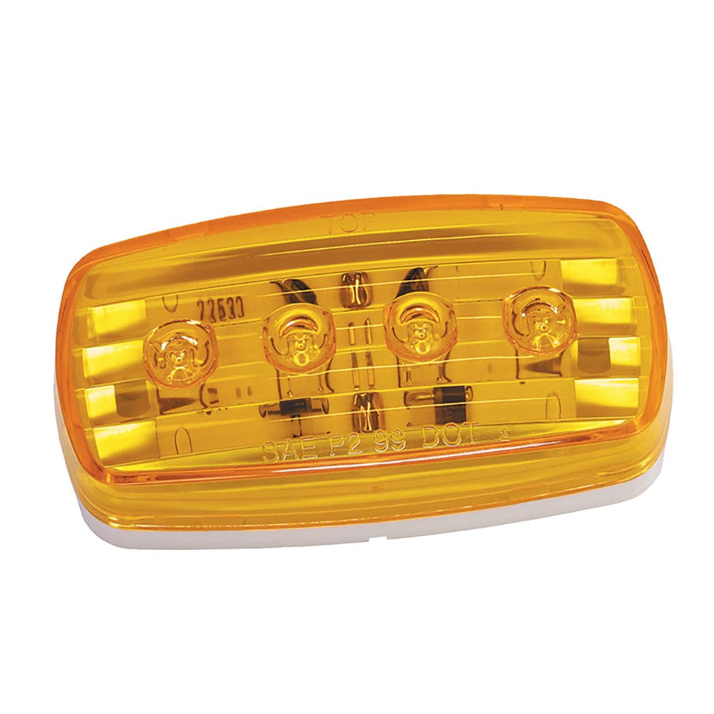 Wesbar Qualifies for Free Shipping Wesbar LED Clearance-Side Marker Light Amber #58 No Pigtail #401585