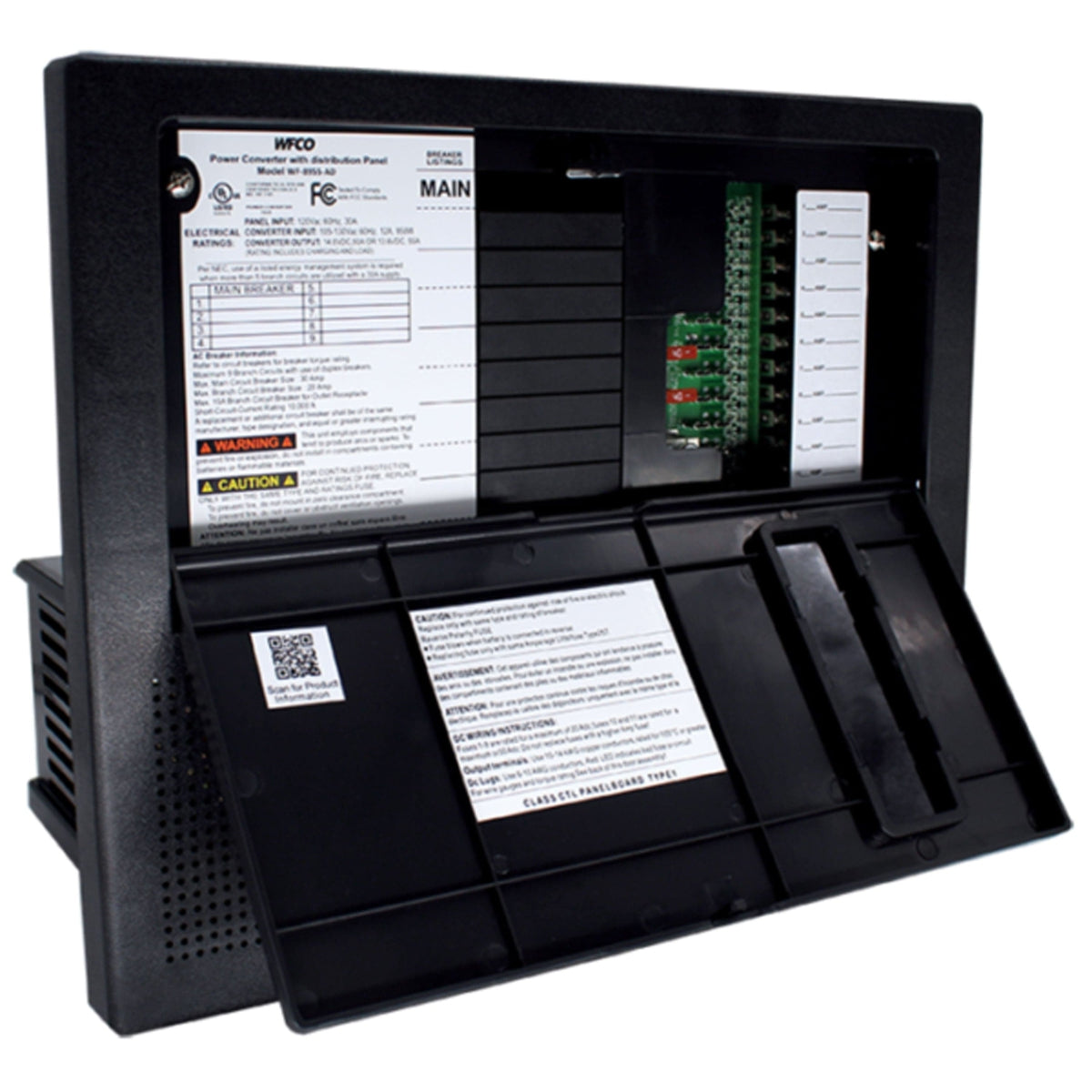 WFCO Qualifies for Free Shipping WFCO WF-8900 Series Power Center 45a Black #WF-8945PEC-B