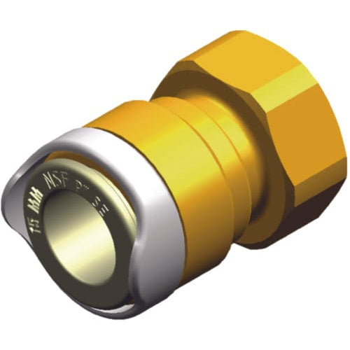 Whale Qualifies for Free Shipping Whale Adapter 3/8" BSP Thread 15mm Brass #WX1538B