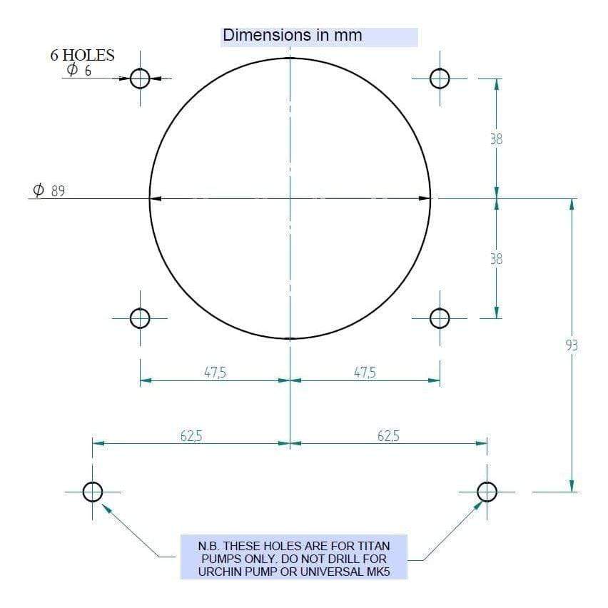 Whale Qualifies for Free Shipping Whale Gusher Urchin Manual Bilge Pump Thru Deck/Bulkhead #BP9013