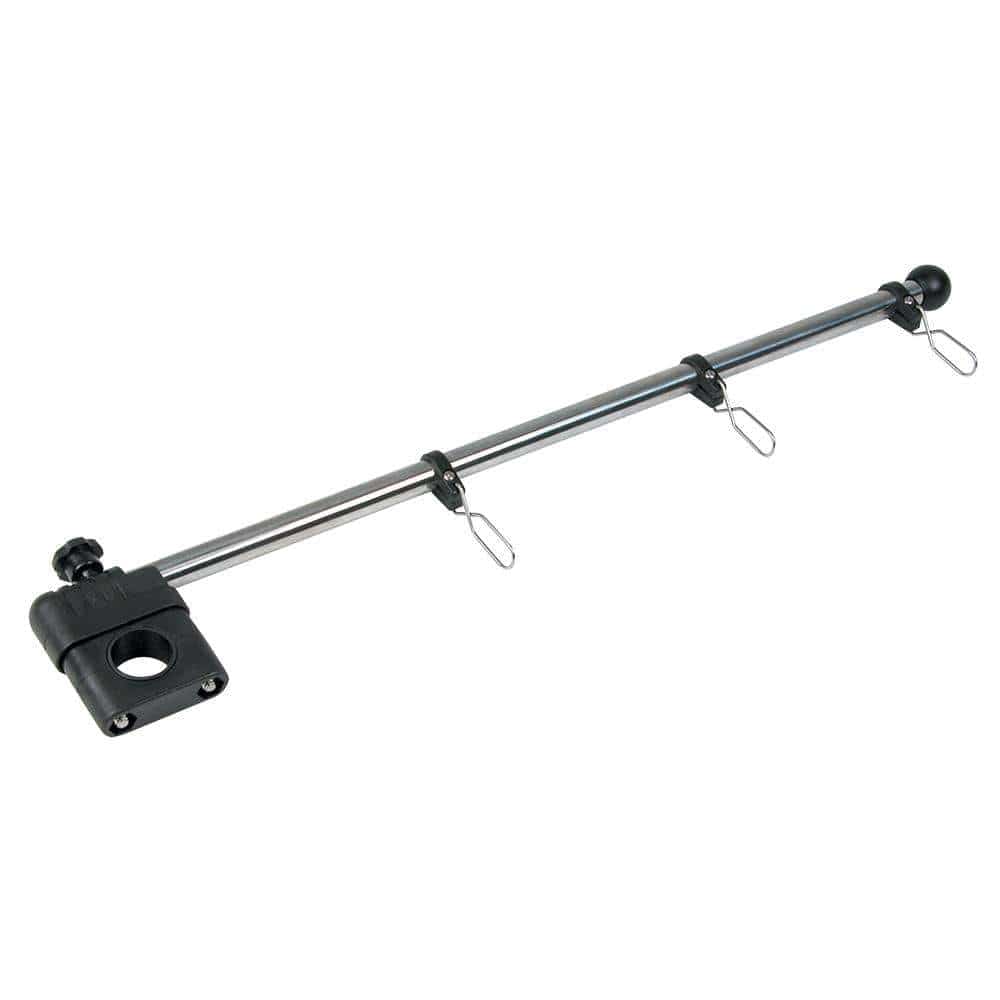 Whitecap Qualifies for Free Shipping Whitecap 17" Rail Mount Flag Pole 1/2" Dia SS Staff #S-5010