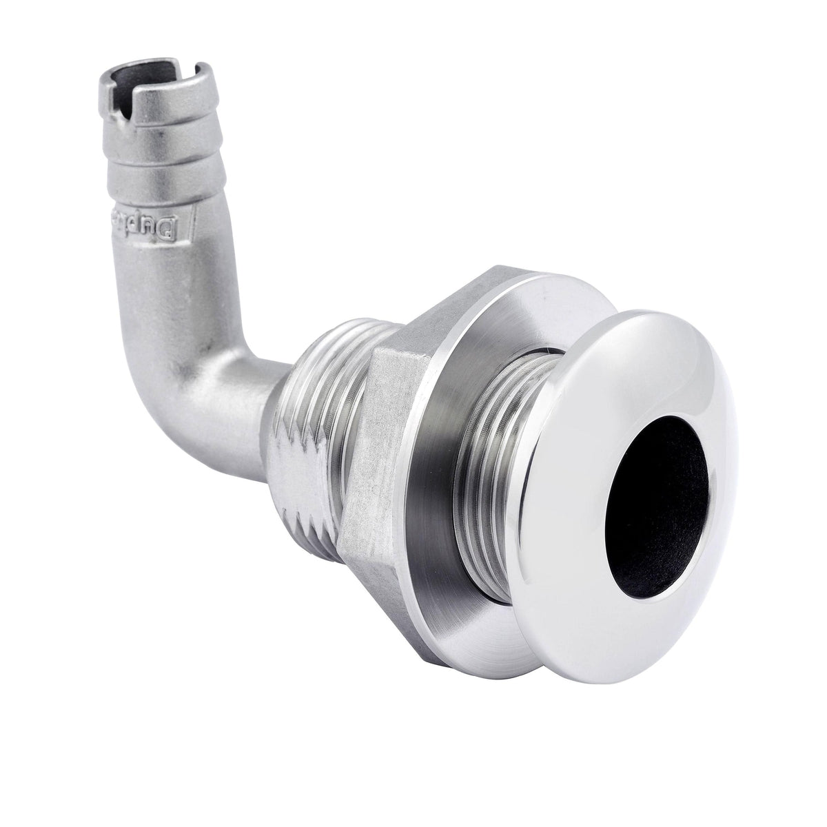 Whitecap Qualifies for Free Shipping Whitecap 90-Degree Duplex SS Thru-Hull 1-1/4" Hose #6580X