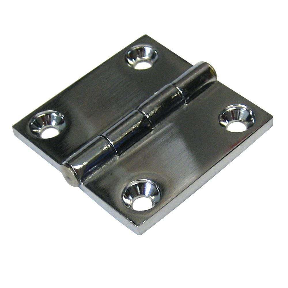 Whitecap Qualifies for Free Shipping Whitecap Butt Hinge 2" L x 2" W Chrome Plated Zamac #S-1497