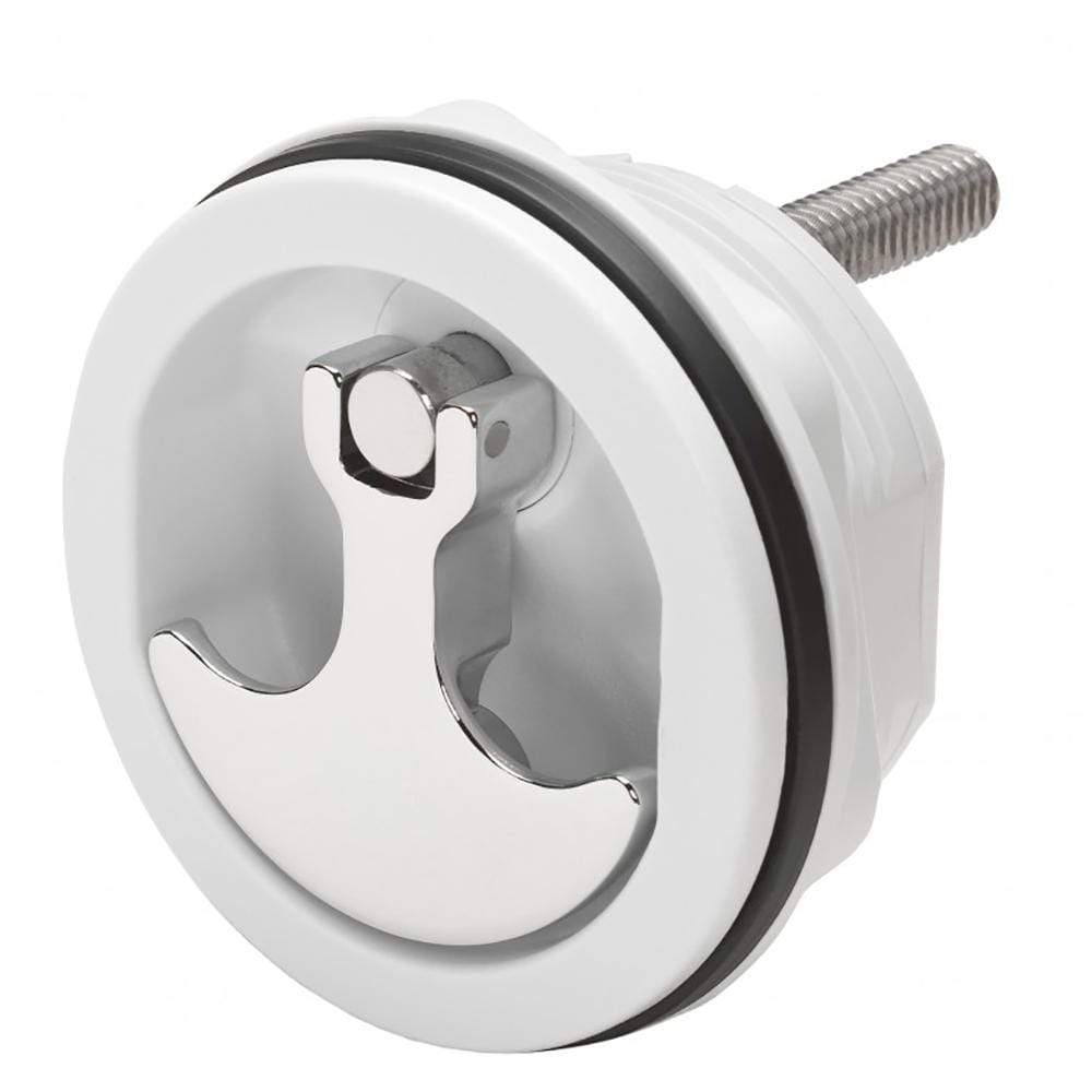 Whitecap Qualifies for Free Shipping Whitecap Compression Handle CP Zinc/White Nylon No Lock #S-9417WC