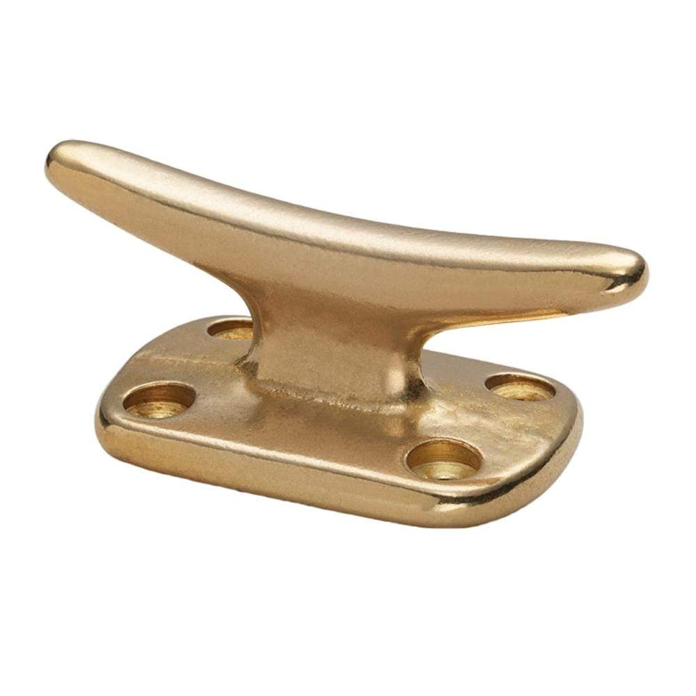 Whitecap Qualifies for Free Shipping Whitecap Fender Cleat 2" Polished Brass #S-976BC