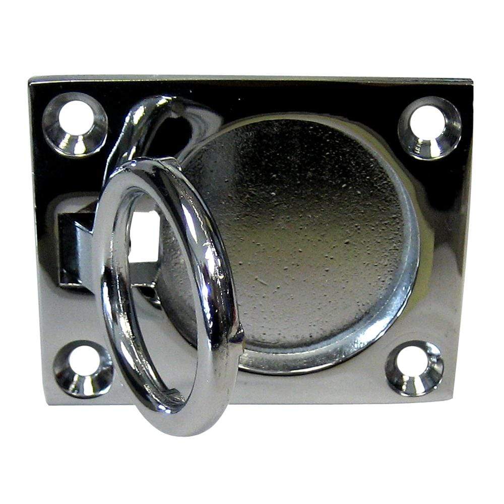 Whitecap Qualifies for Free Shipping Whitecap Flush Pull Ring 2" x 2-1/2" Chrome Plated Brass #S-3362C