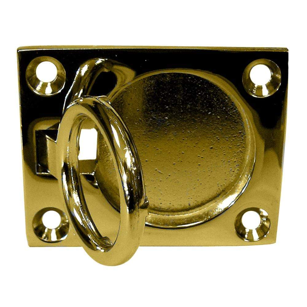Whitecap Qualifies for Free Shipping Whitecap Flush Pull Ring 2" x 2-1/2" Polished Brass #S-3362BC
