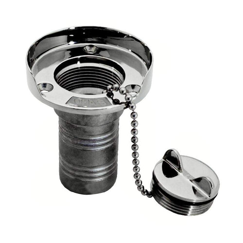 Whitecap Qualifies for Free Shipping Whitecap Gas Hose Deck Fill with Splash Guard 1-1/2" Chain #6001
