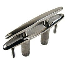 Whitecap Qualifies for Free Shipping Whitecap Polished Aluminum E-Z Pull-Up Cleat 6" #6756C