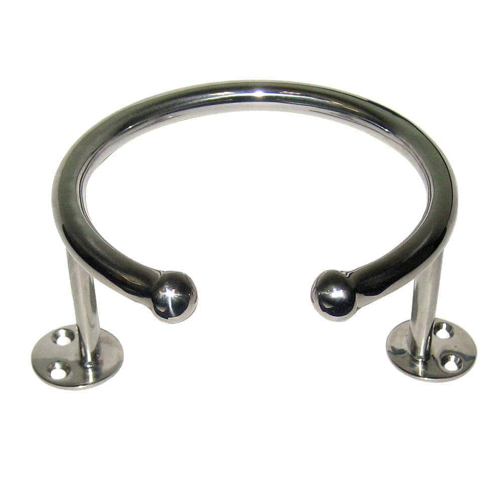 Whitecap Qualifies for Free Shipping Whitecap Single Top Mount Stainless Cup Holder Base Mount #S-3516