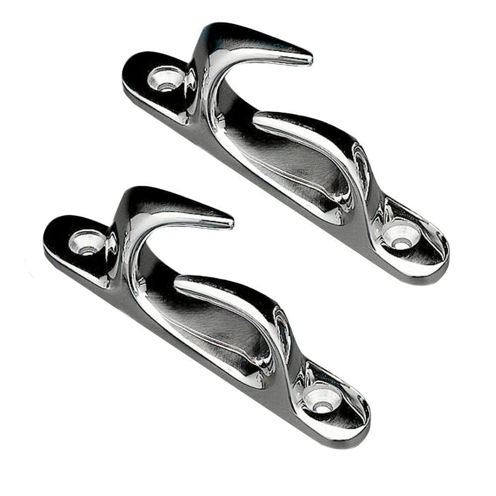 Whitecap Skene Bow Chock 4-1/2" Chrome Plated Brass Pr #S-0981C