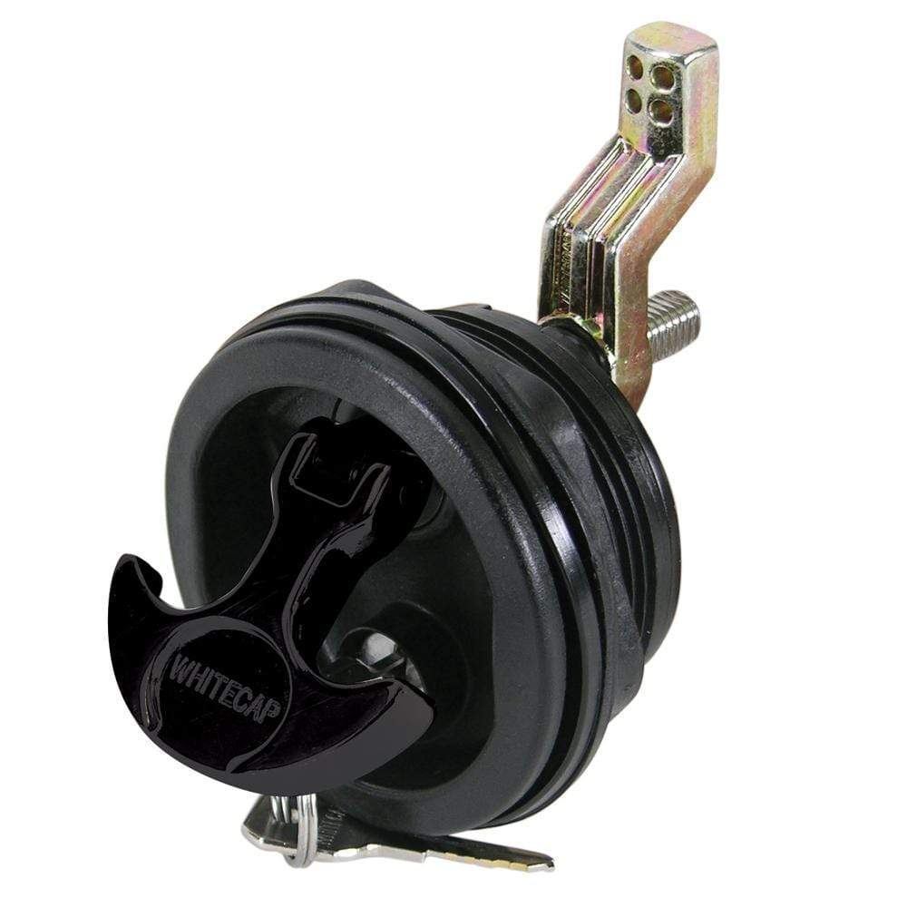 Whitecap Qualifies for Free Shipping Whitecap T-Handle Latch Black/Black Nylon Locking #3226BC