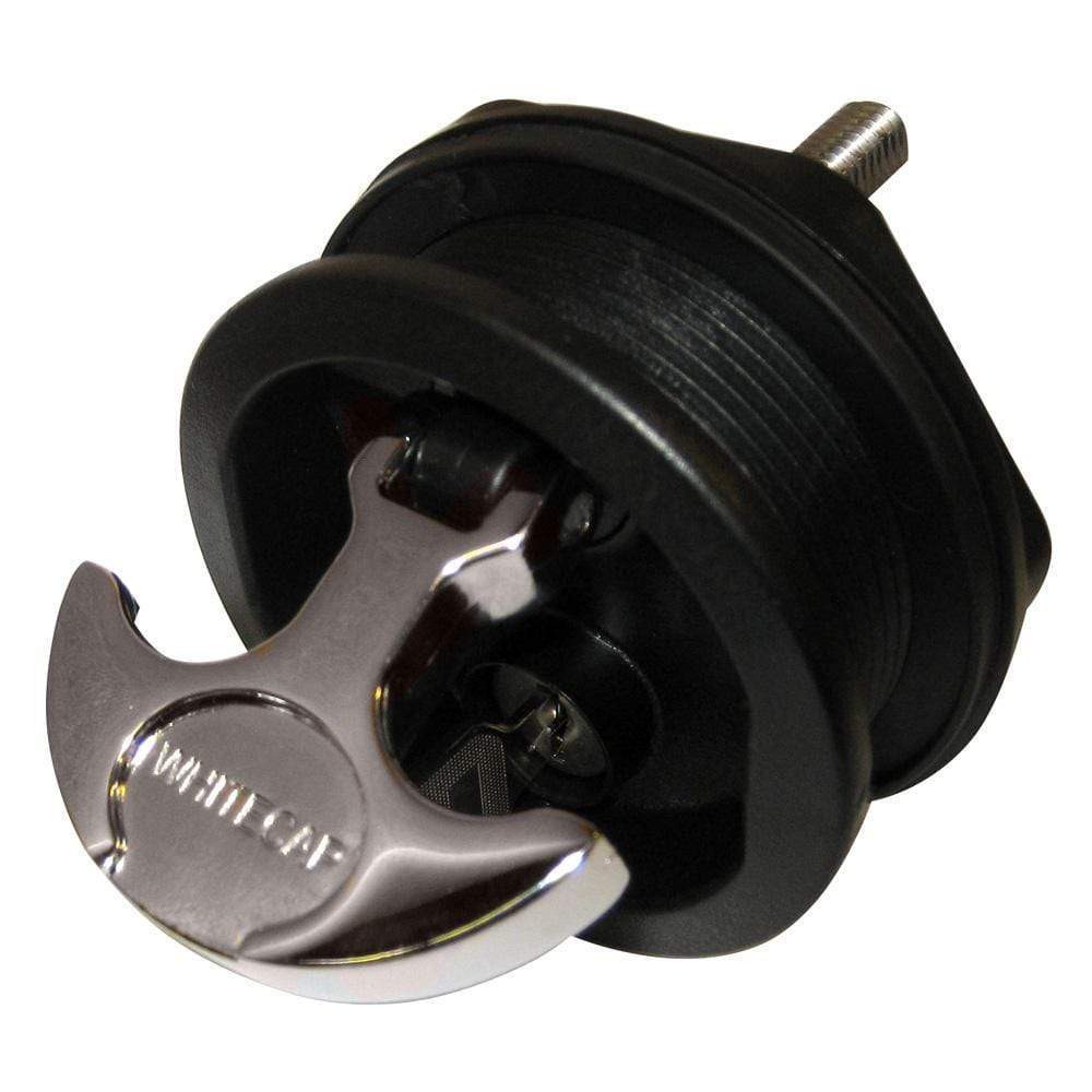 Whitecap Qualifies for Free Shipping Whitecap T-Handle Latch CP Zamac/Black Nylon Locking #S-226BC