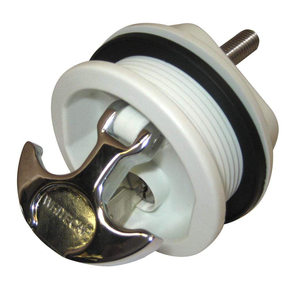 Whitecap Qualifies for Free Shipping Whitecap T-Handle Latch CP Zamac/White Nylon Locking #S-226WC