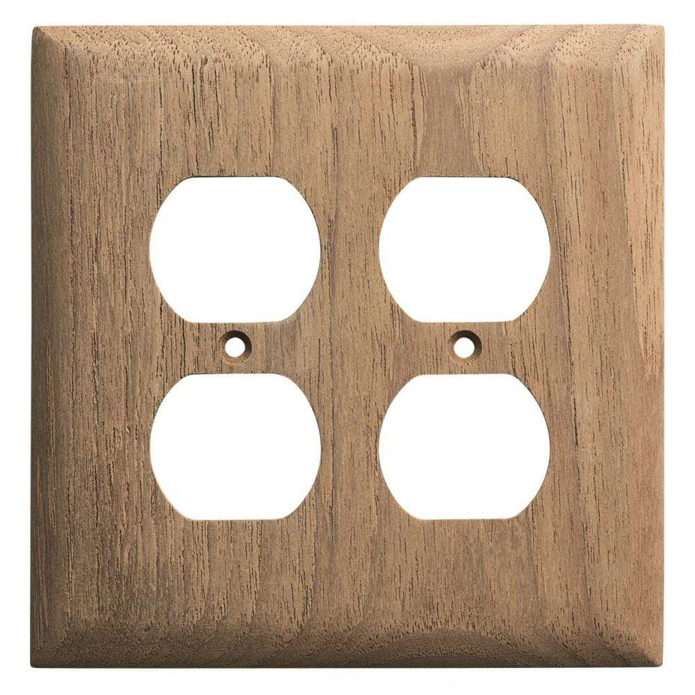 Whitecap Qualifies for Free Shipping Whitecap Teak 2 Duplex Cover Plate #60177
