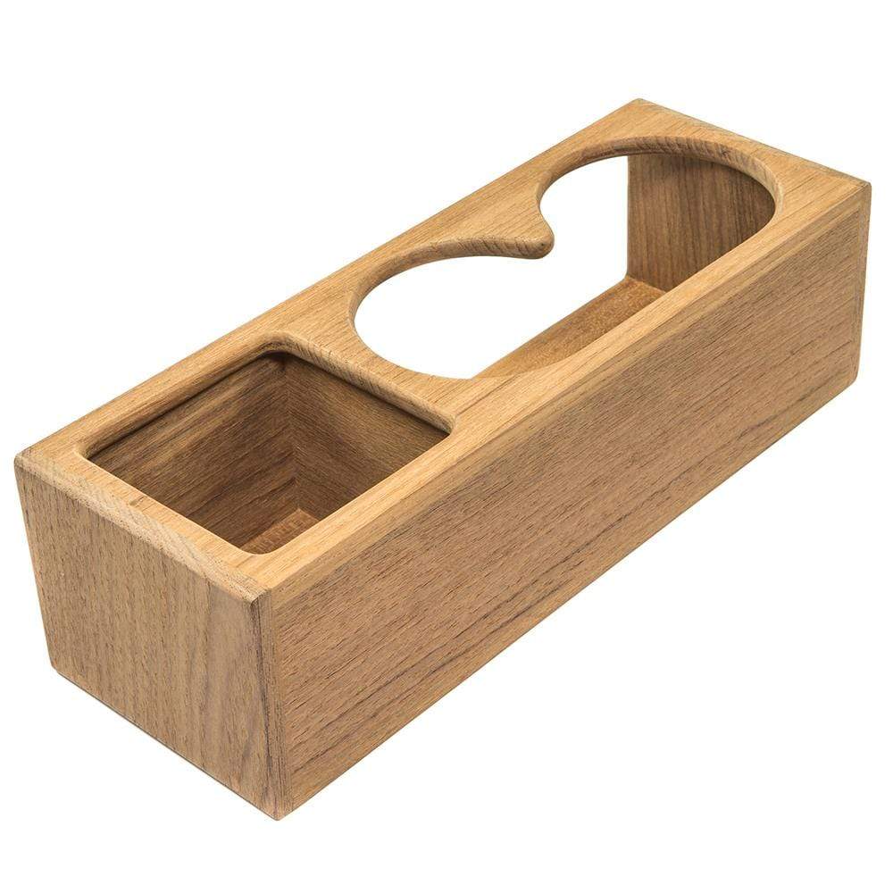 Whitecap Teak 2 Insulated Drink/Binocular Rack with Tray #62616