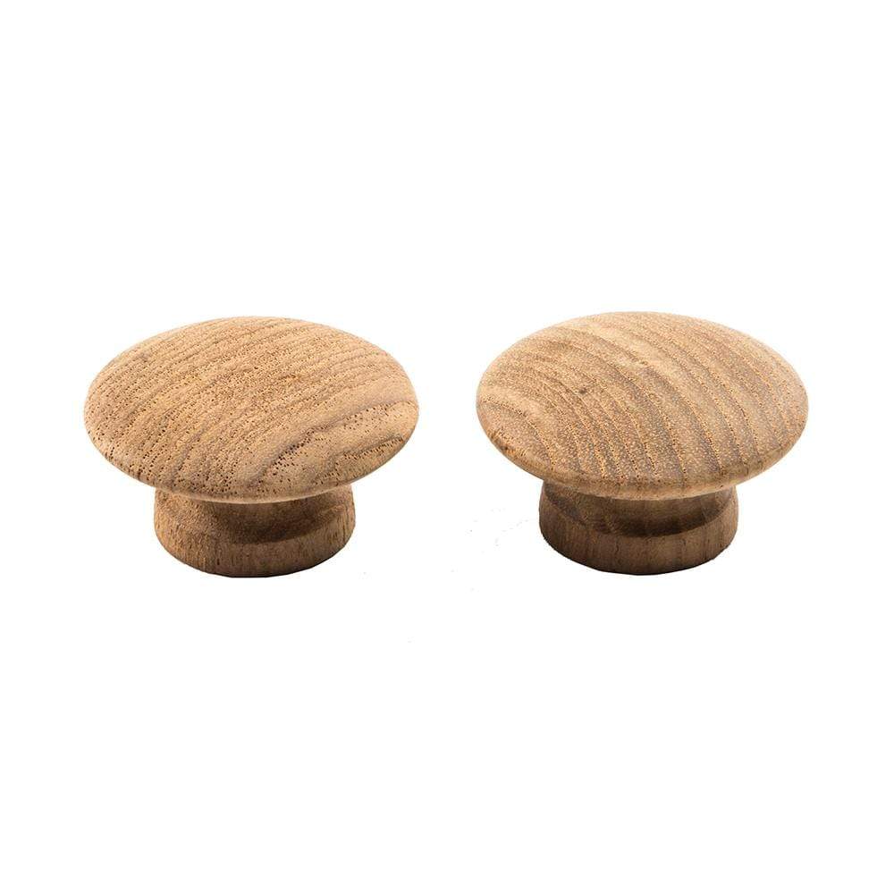 Whitecap Teak 2" Round Drawer Knob 2-pk #60120-A
