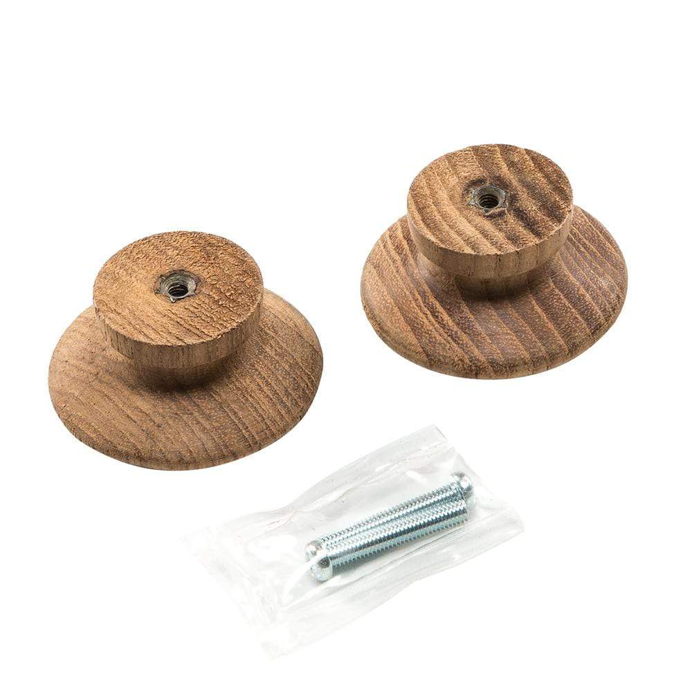 Whitecap Teak 2" Round Drawer Knob 2-pk #60120-A