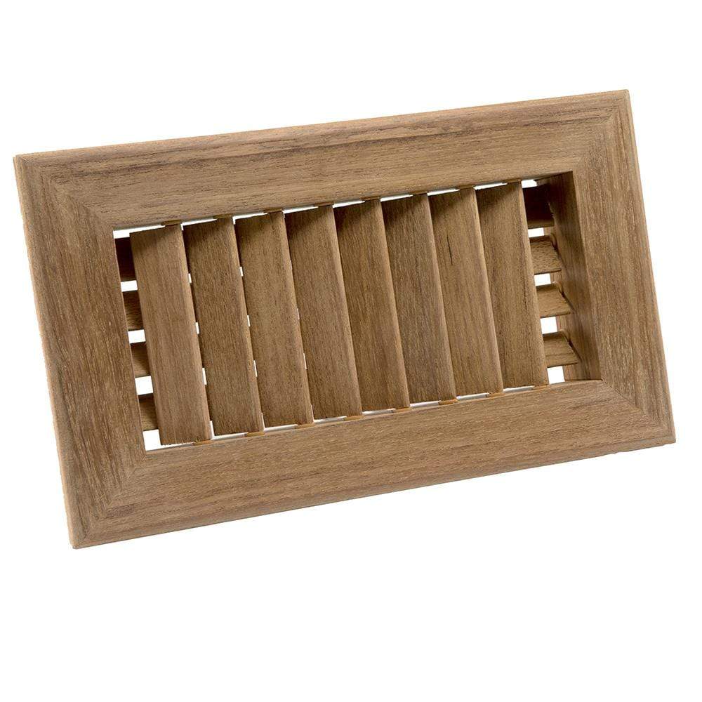 Whitecap Qualifies for Free Shipping Whitecap Teak Air Conditioning Vent 9-3/4"W x 5-3/4"H x 1-1/2 #60629