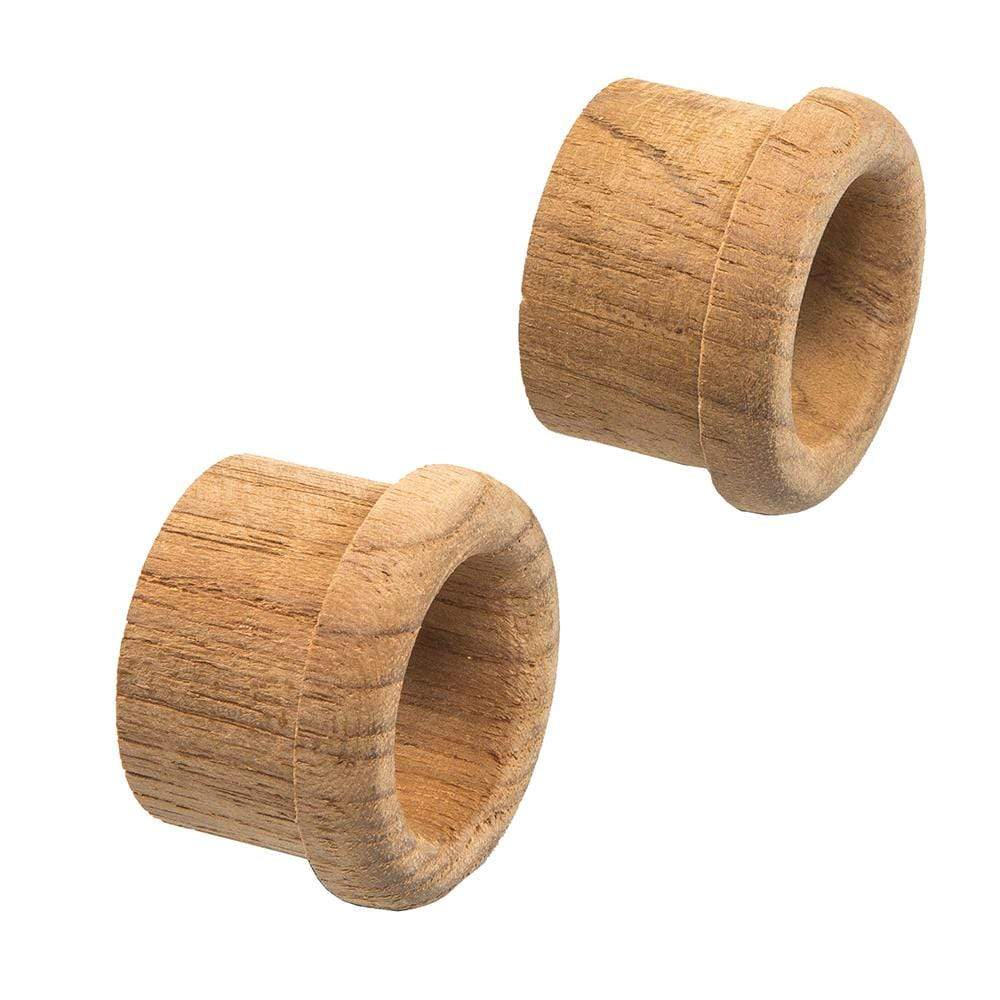 Whitecap Teak Finger Pull 5/8" Barrel 2-pk #60145-A
