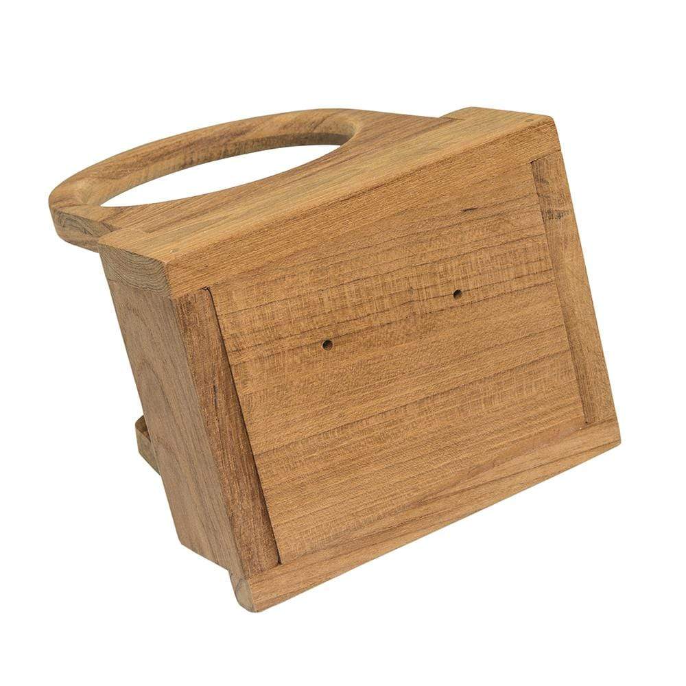 Whitecap Teak Folding Insulated Drink Holder #62602