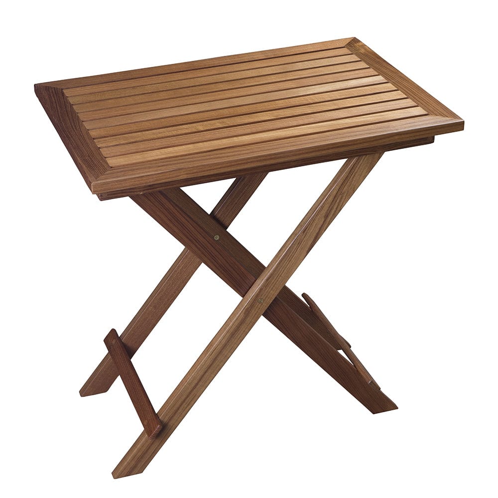 Whitecap Not Qualified for Free Shipping Whitecap Teak Folding Slat Table #63058