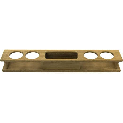 Whitecap Qualifies for Free Shipping Whitecap Teak Glass Holder with Tray #60218