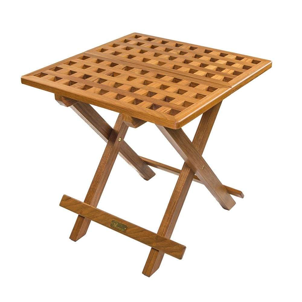Whitecap Qualifies for Free Shipping Whitecap Teak Grate Top Fold-Away Table #60030
