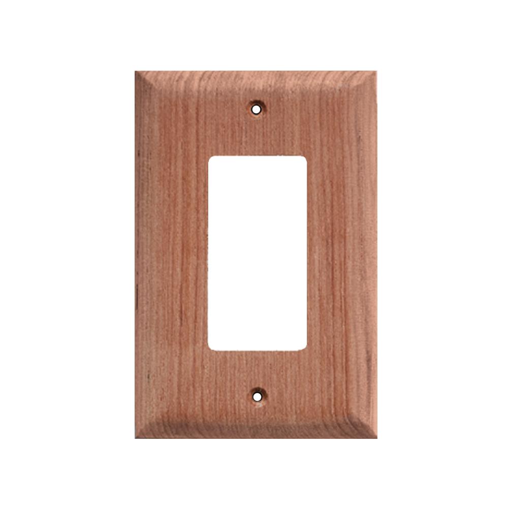 Whitecap Teak Ground Fault Outlet Cover #60171
