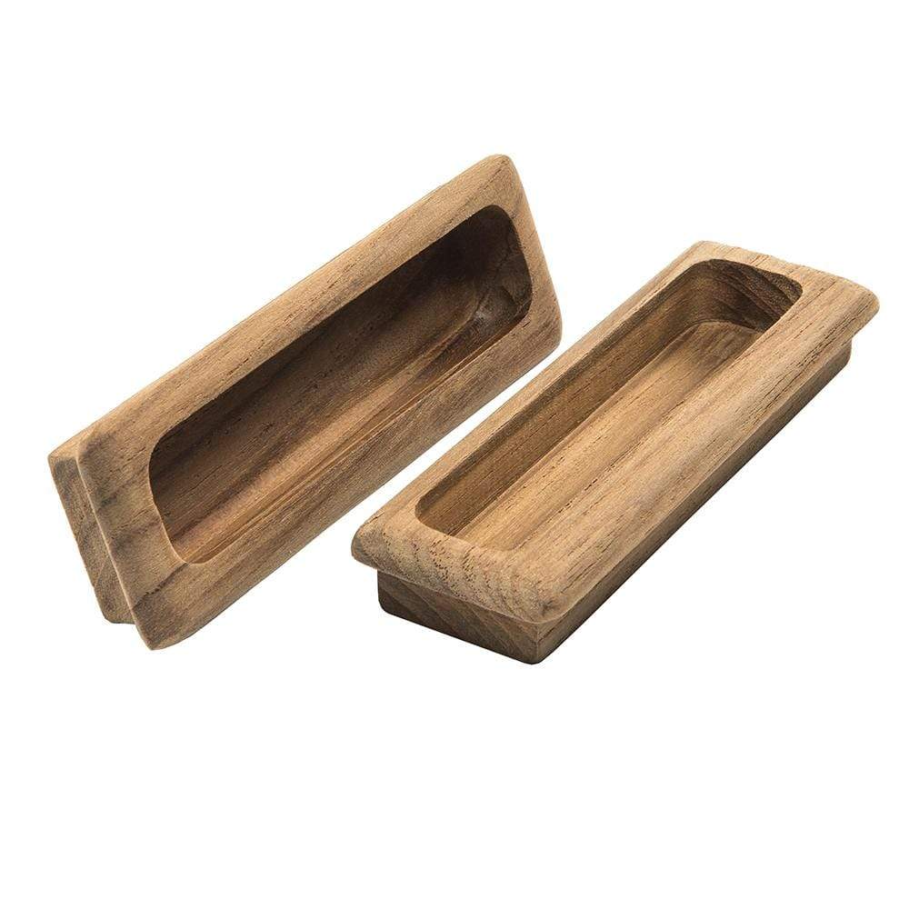 Whitecap Teak Large Rectangular Drawer Pull 4-1/2" #60142-A
