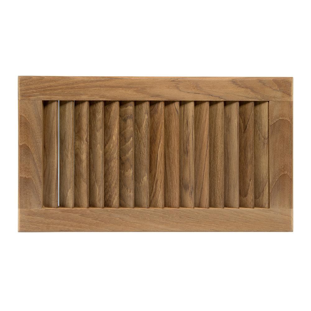 Whitecap Qualifies for Free Shipping Whitecap Teak Louvered Insert 16" H x 9-1/8" W x 3/4" D #60710