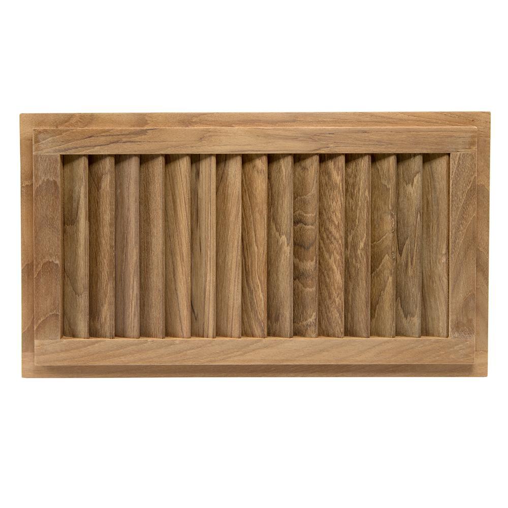 Whitecap Teak Louvered Insert 16" H x 9-1/8" W x 3/4" D #60710