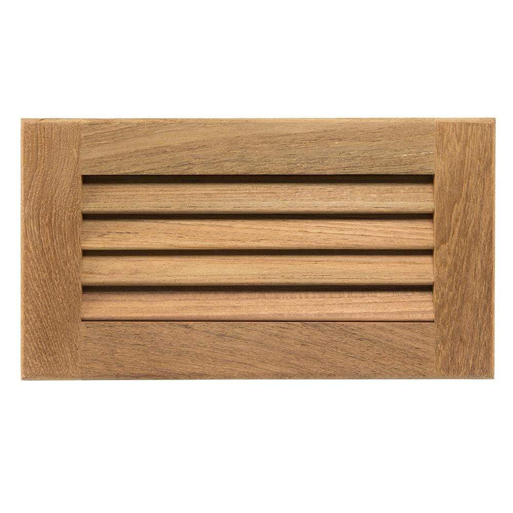 Whitecap Qualifies for Free Shipping Whitecap Teak Louvered Insert 6-3/8" H x 11-3/16" W x 3/4" D #60714