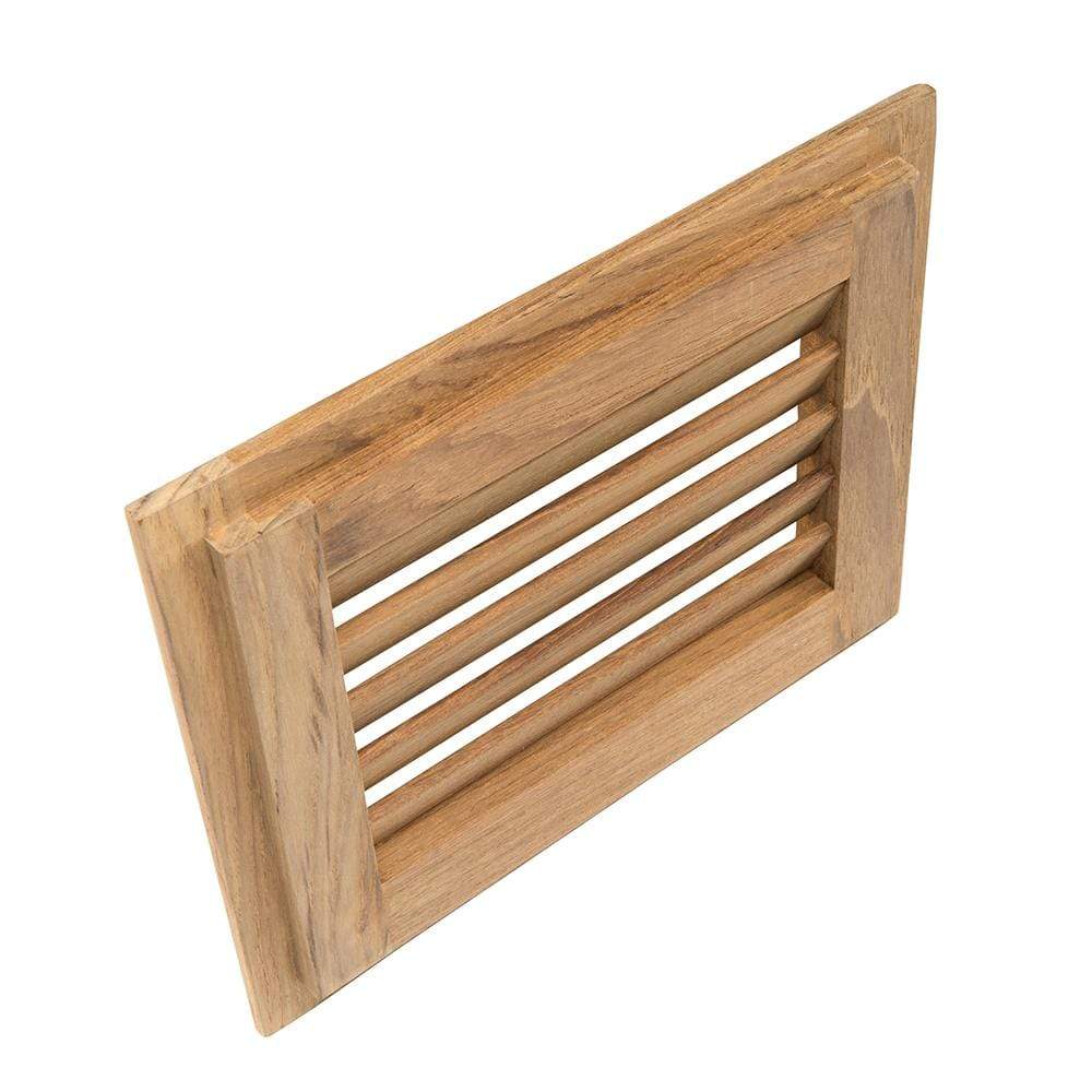 Whitecap Teak Louvered Insert 7-1/2" H x 9-1/8" W x 3/4" D #60712