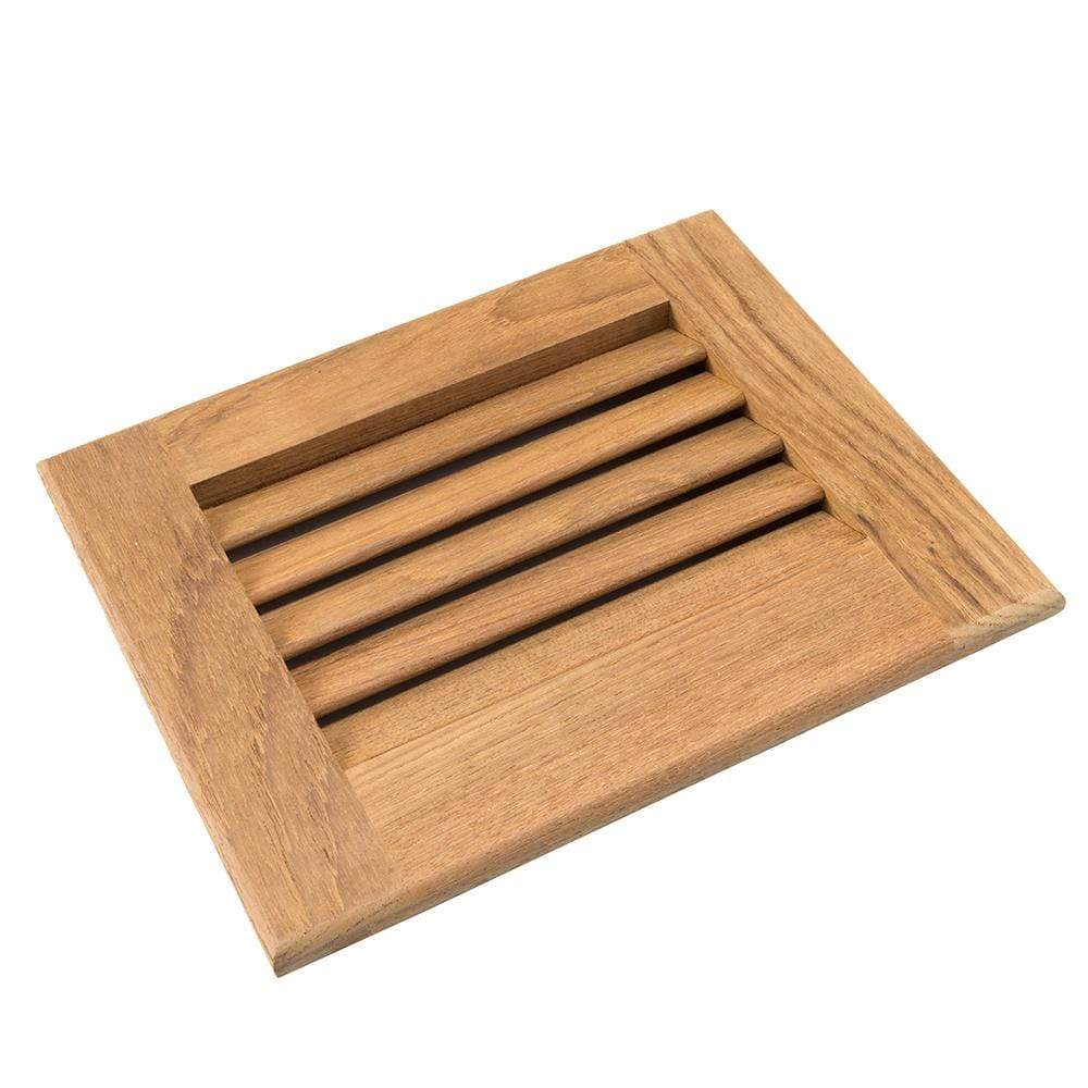Whitecap Teak Louvered Insert 7-1/2" H x 9-1/8" W x 3/4" D #60712