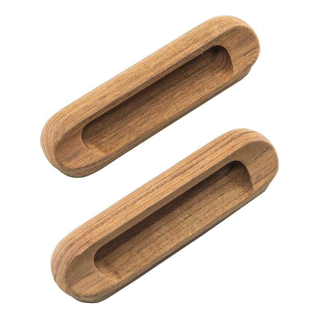 Whitecap Qualifies for Free Shipping Whitecap Teak Oblong Drawer Pull 4-1/16" L 2-pk #60124-A