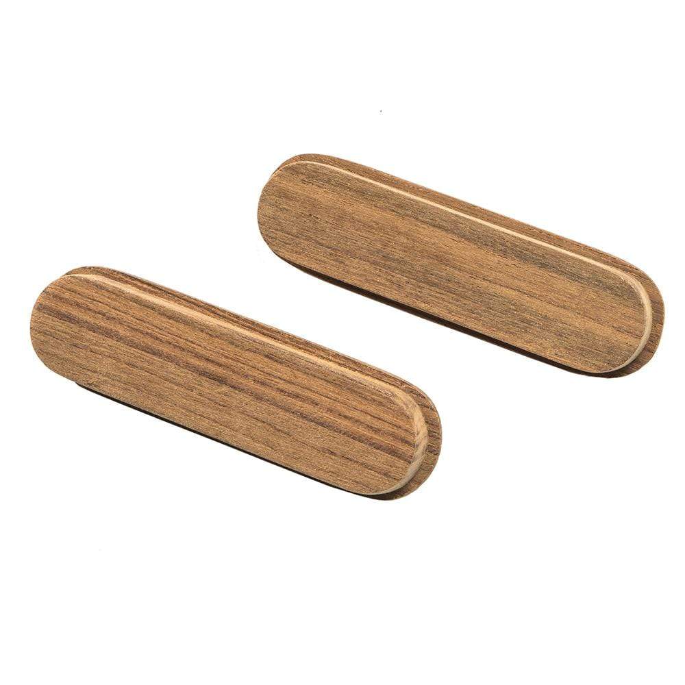 Whitecap Teak Oblong Drawer Pull 4-1/16" L 2-pk #60124-A