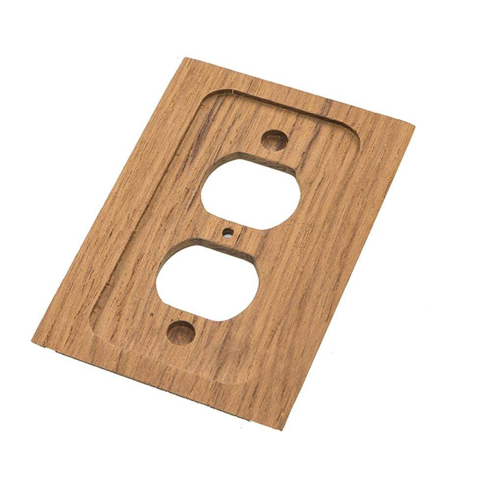 Whitecap Qualifies for Free Shipping Whitecap Teak Outlet Cover Receptacle Plate #60170